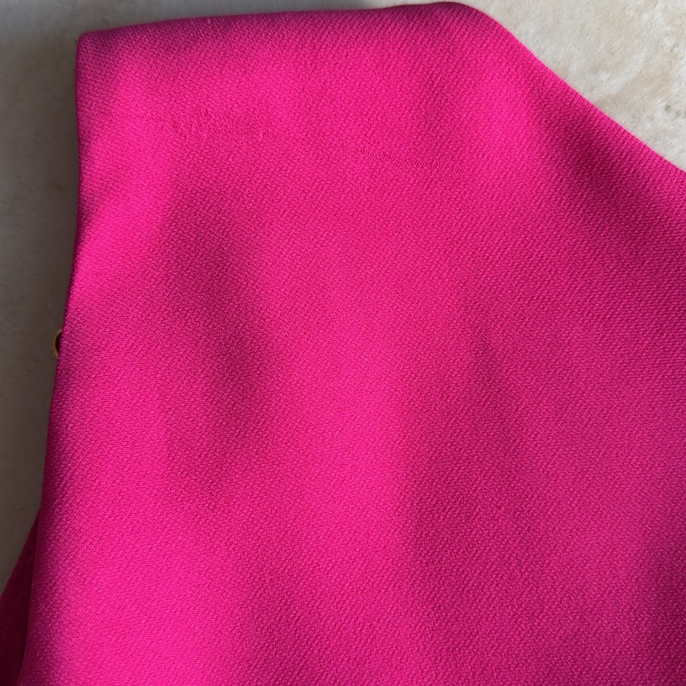 VERSACE Mini Fuchsia Pink Dress with Gold Hardware SIZE 38 - Picture 8 of 15